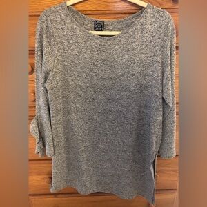Clara Sun Woo Sweater Gray Heather EUC